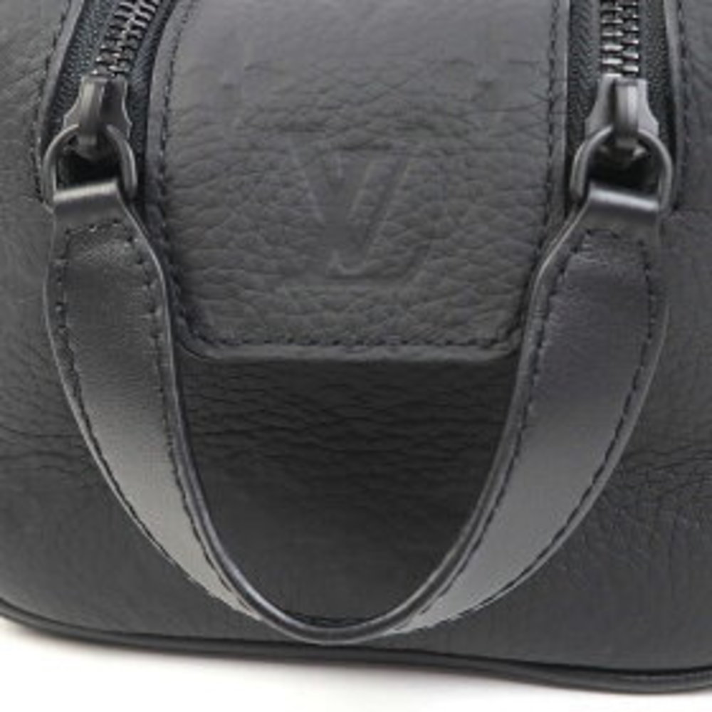 Louis Vuitton Dopp Kit Taurillon Leather Shoulder Bag Pouch Black LV A - Picture 9 of 9